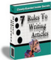 Thumbnail 7 Rules to Writing Articles - Closely-Guarded Insider Secret