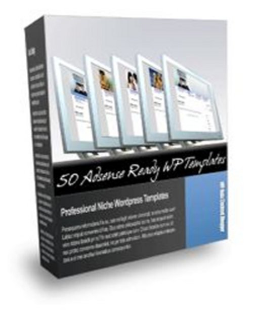 Product picture 1+(49 Bonus)=50 Wordpress ad-sense ready templates.